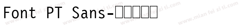 Font PT Sans字体转换